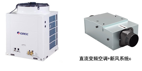 直流变频空调加新风系统